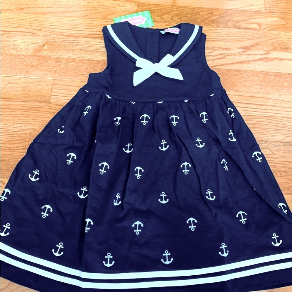 NEW with tags Sophie and Sam boutique girls size 5 sailor sundress So Cute!